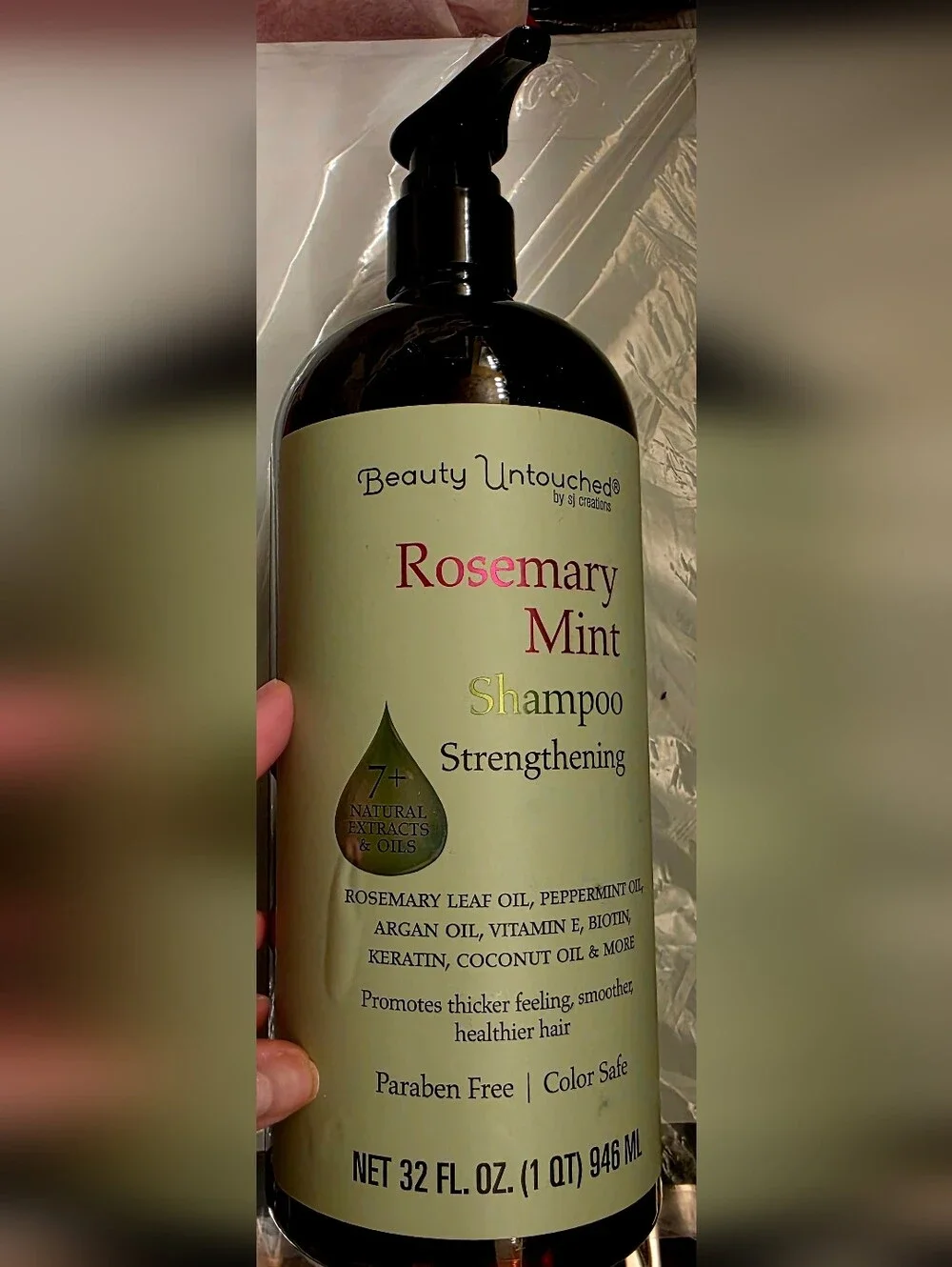 Beauty Untouched Rosemary Mint Strengthening Shampoo - Mint